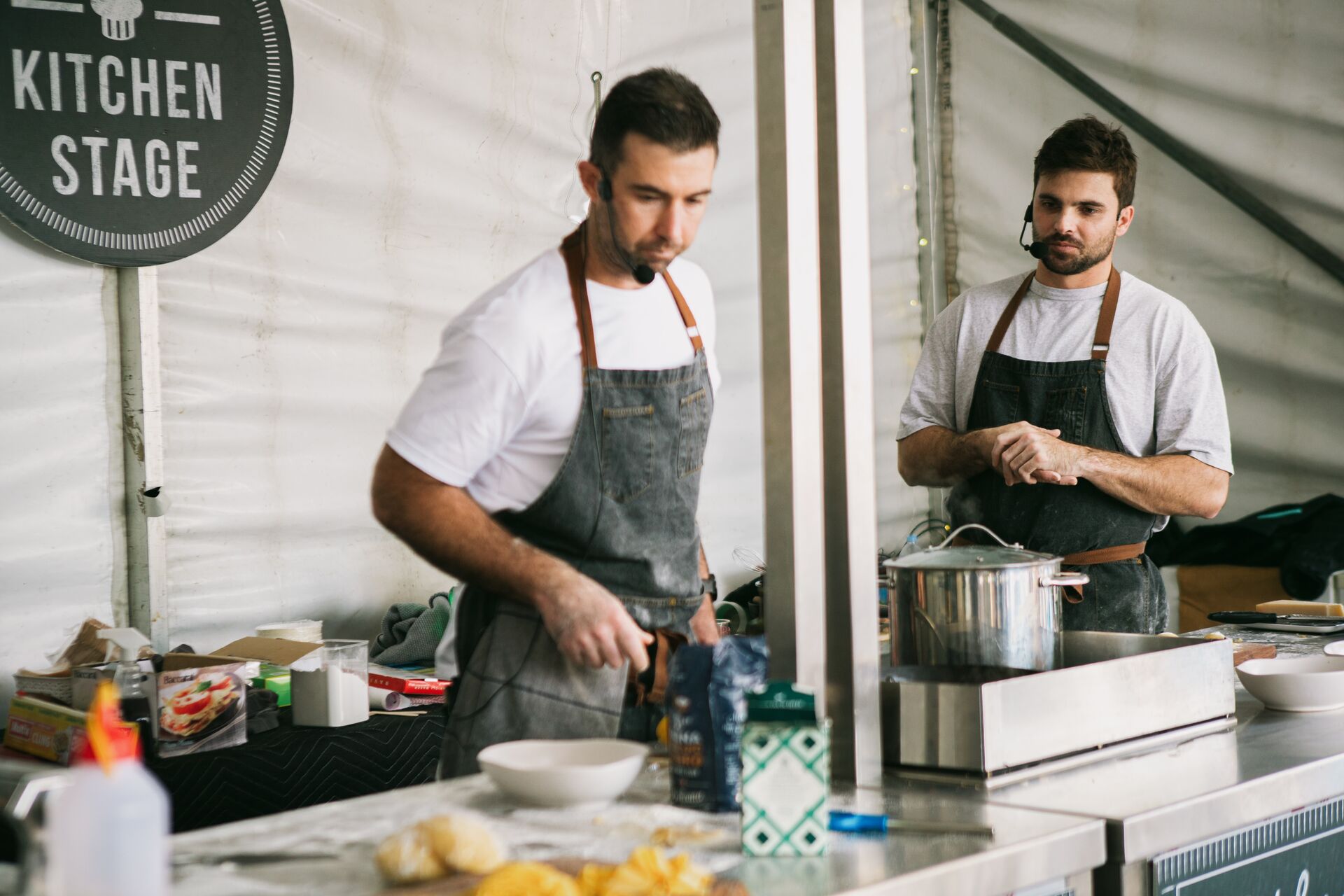 Cooking demonstrations at Maitland Taste