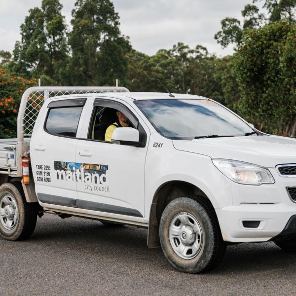 Maitland City Council utility car