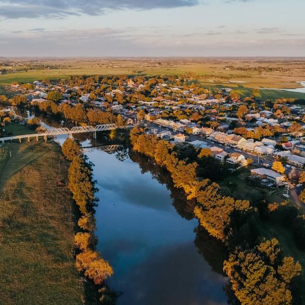 Aerial image of Morpeth