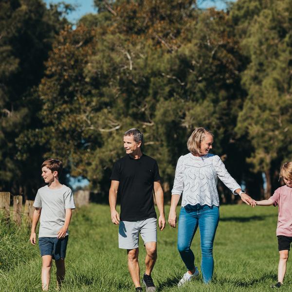 A family enjoying Morpeth
