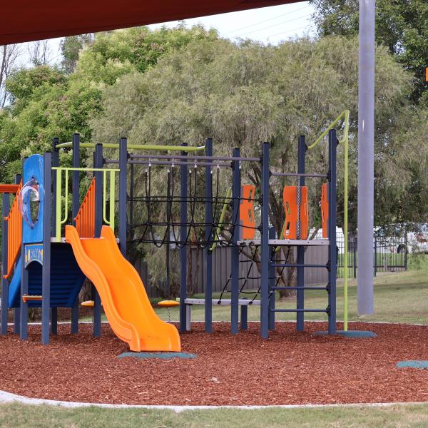 Play equipment at Goodhugh Park