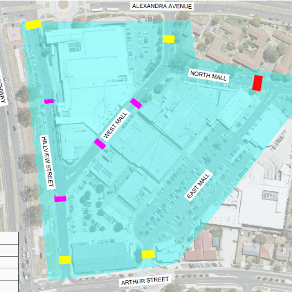 Rutherford town centre 40km/h proposed zone