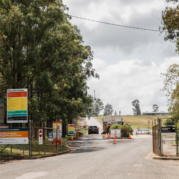 Front gate of Waste Centre