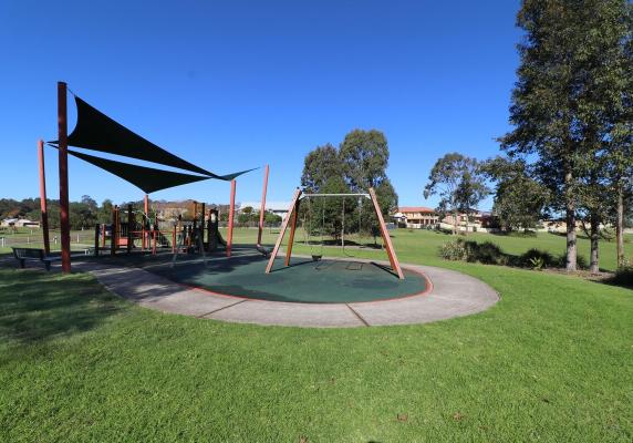 Playground and shade sail 