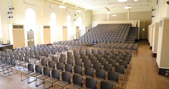Seating at the Main Hall in Maitland Town Hall