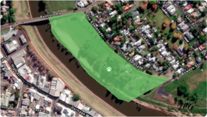 Off Leash area at Lorn