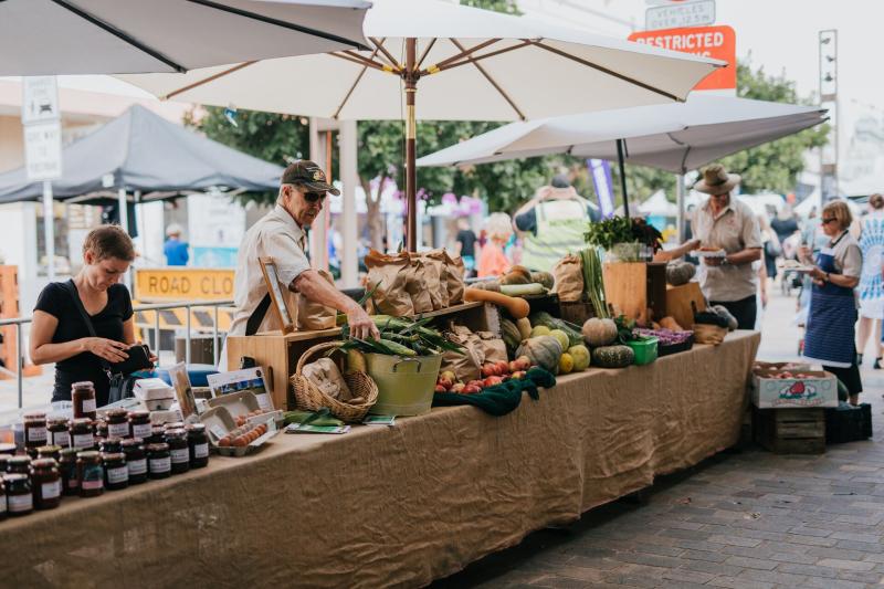 Fruit and veges at Maitland Taste