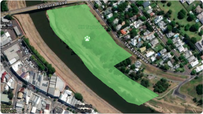 Lorn Esplanade Off Leash area