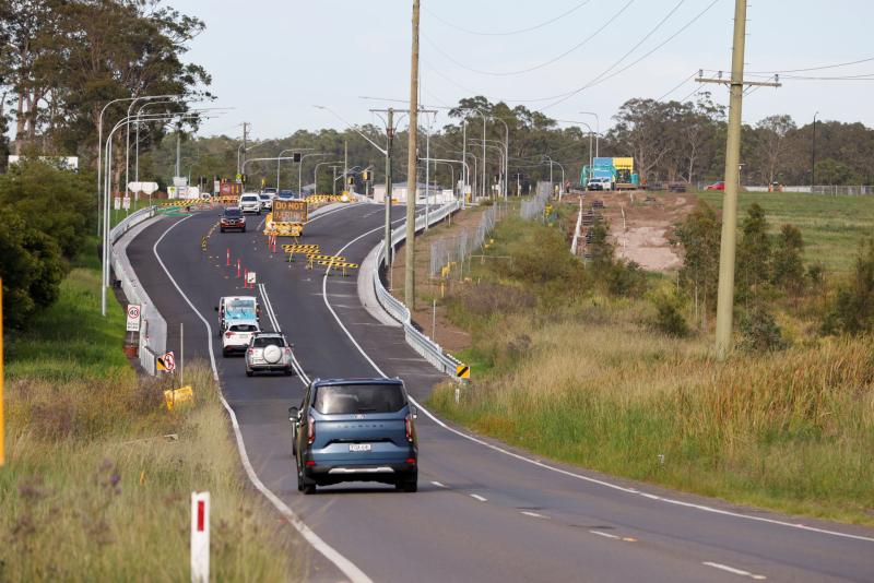 Raymond Terrace Road intersection, Thornton
