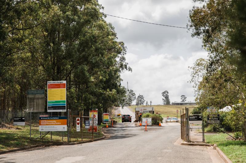 Front gate of Waste Centre