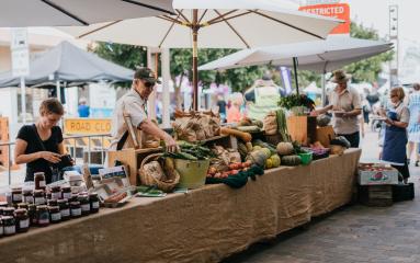 Fruit and veges at Maitland Taste