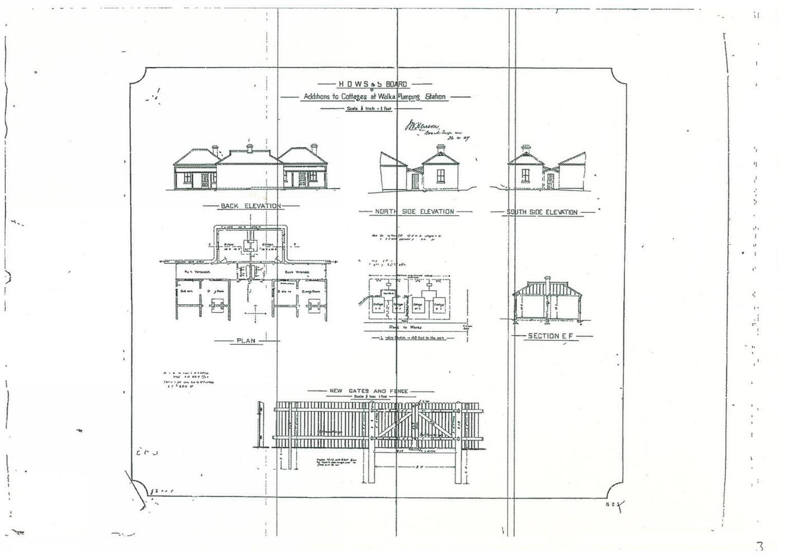 Additions to Cottages at Walka Pumping Station
