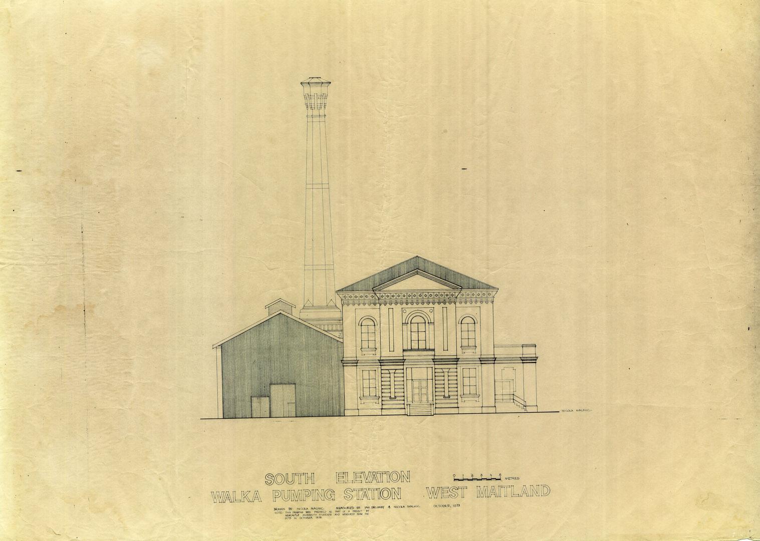 South elevation of Walka Pumping station