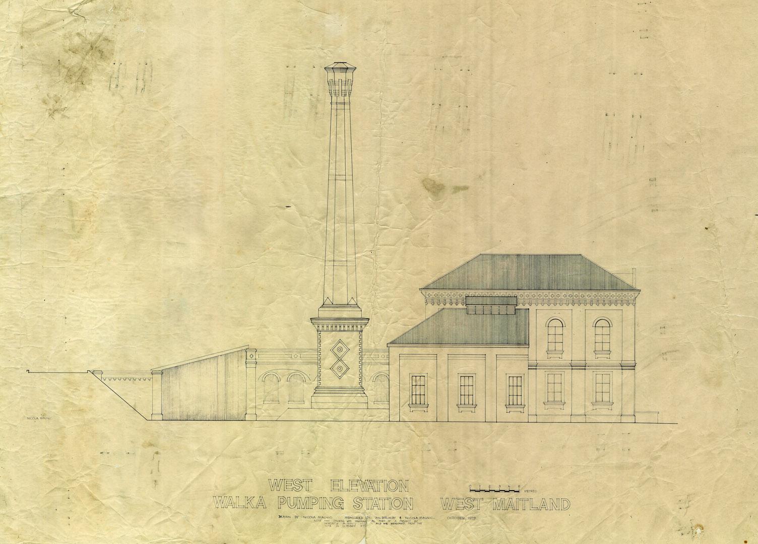 West elevation of Walka Pumping station