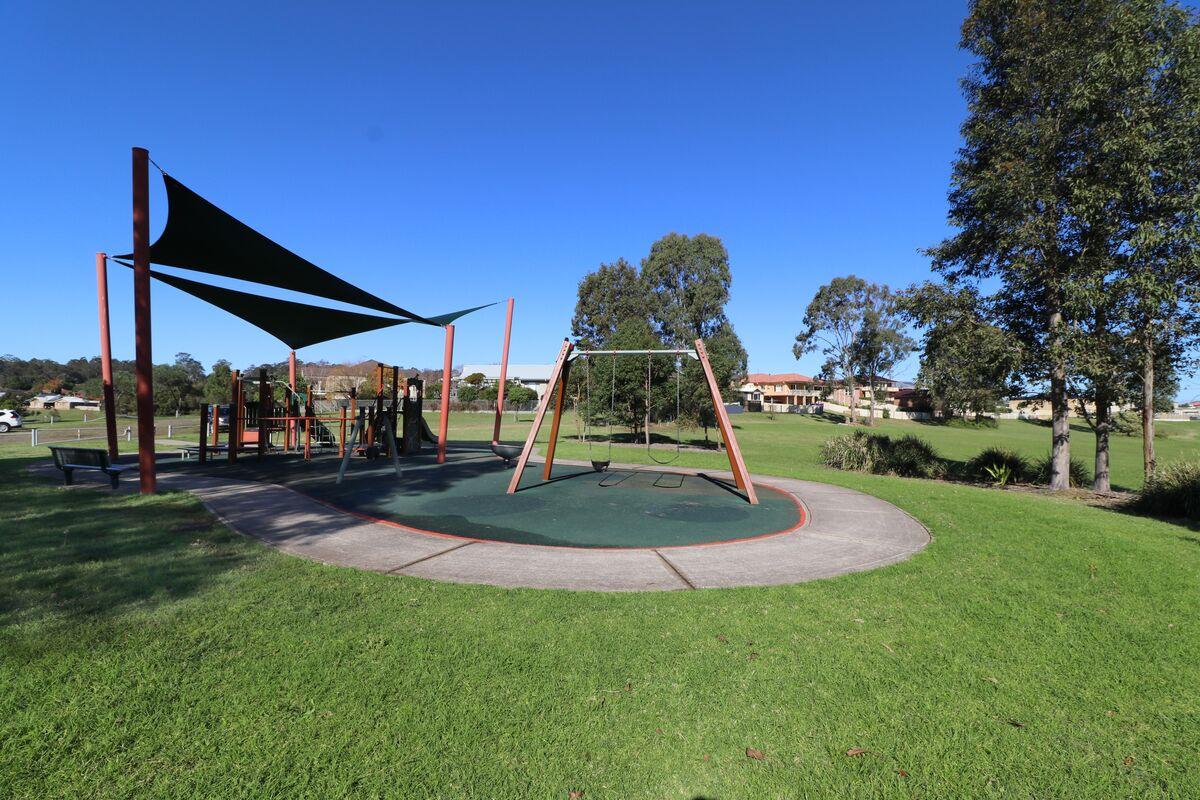 Playground and shade sail 