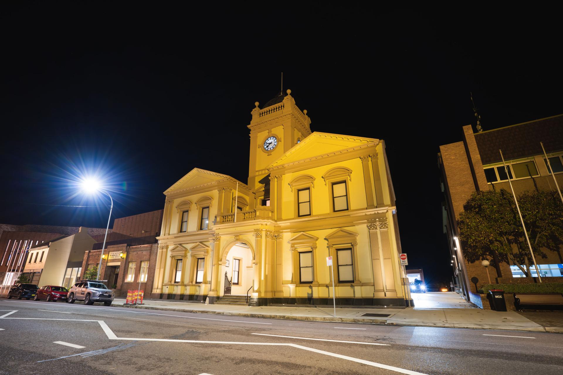 Street view of Town Hall