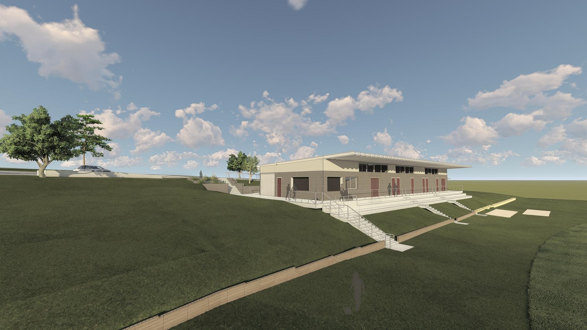 Proposed Max McMahon amenities side view