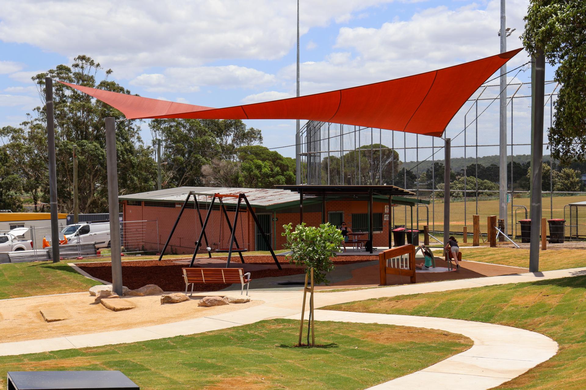 Shaded play area