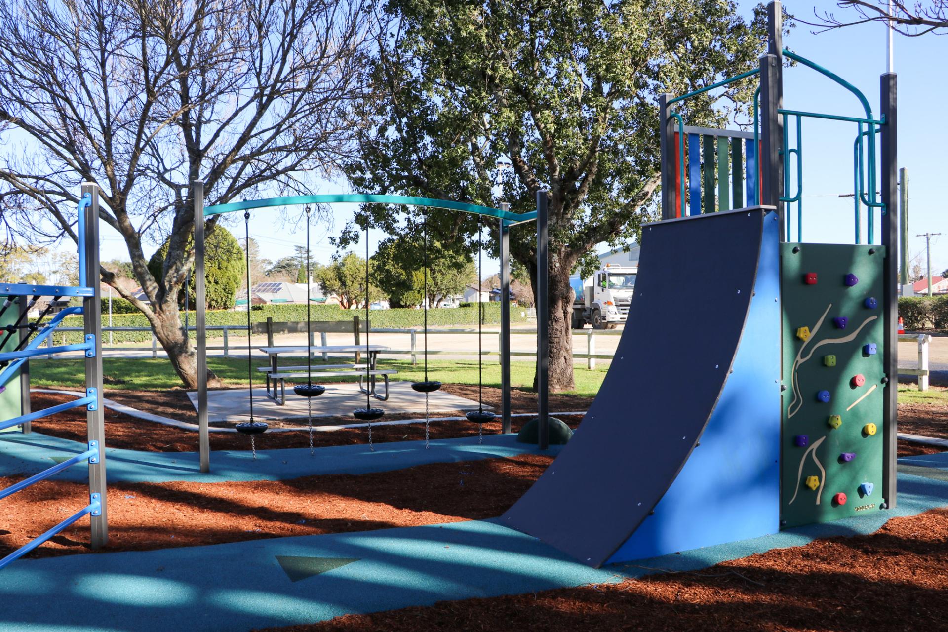 Playspace - climbing wall