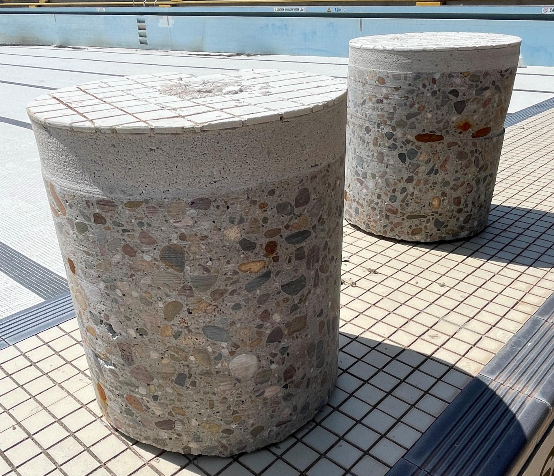 The depth and width of the core holes. Taken late 2022. 
